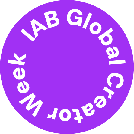 Selo IAB Global Creator Week
